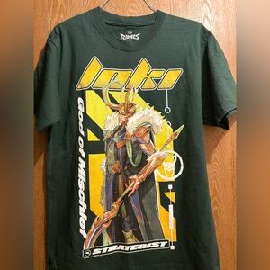 Loki Marvel Rivals Green Graphic T-Shirt (Box Lunch)